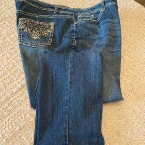 Reba size 22 embroidered jeans